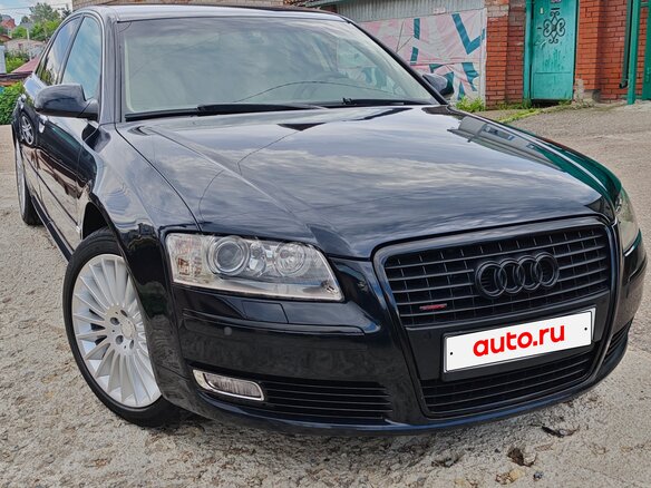 2006 Audi A8 II (D3) Рестайлинг, синий, 1450000 рублей