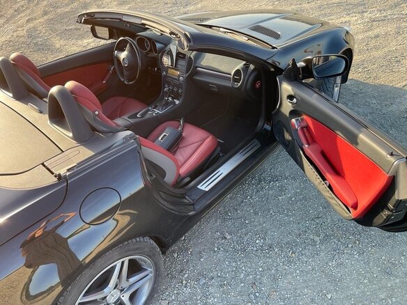 2009 Mercedes-Benz SLK-Класс 280 II (R171) Рестайлинг, чёрный, 2550000 рублей - вид 4