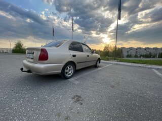 2006 Hyundai Accent ТагАЗ II, бежевый, 200000 рублей, вид 4