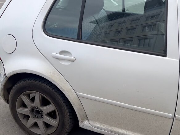 1998 Volkswagen Golf IV, белый, 200000 рублей - вид 6