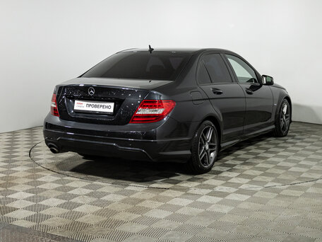 2011 Mercedes-Benz C-Класс 200 III (W204) Рестайлинг, чёрный, 1199585 рублей, вид 5