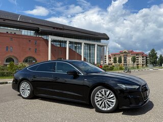 2020 Audi A7 45 TDI II (4K), чёрный, 5850000 рублей, вид 2