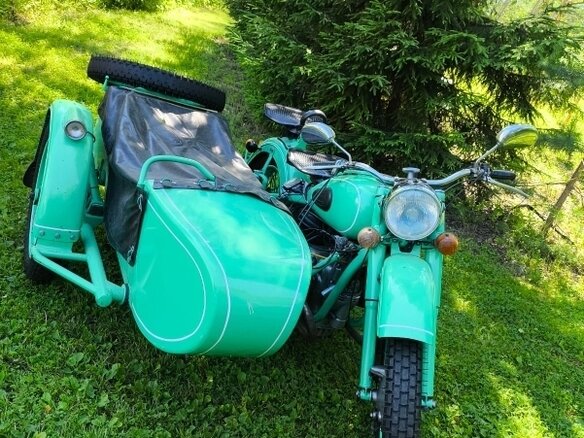 1963 Урал M-62, зелёный, 250000 рублей - вид 5