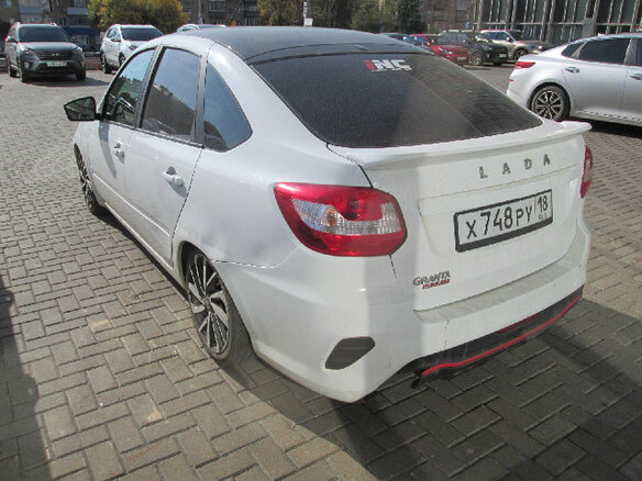 2024 Lada (ВАЗ) Granta Sport I Рестайлинг, белый, 690000 рублей - вид 2