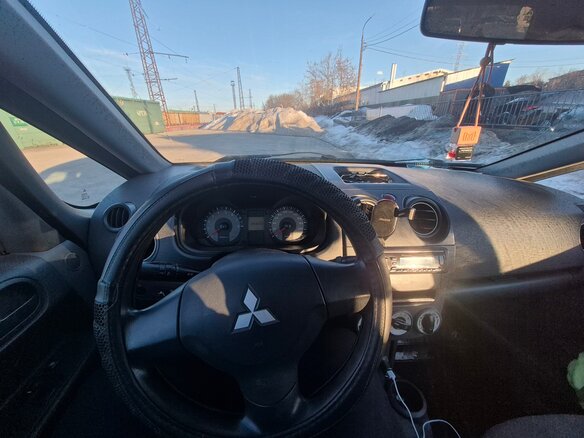 2009 Mitsubishi Colt CZ1 VI (Z30) Рестайлинг, синий, 470000 рублей - вид 6