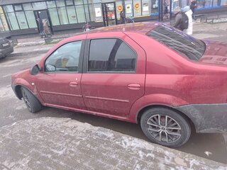 2008 Renault Logan I, красный, 270000 рублей, вид 3
