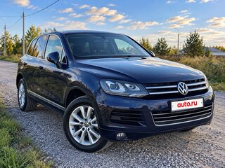 2012 Volkswagen Touareg II, синий, 2200000 рублей, вид 2