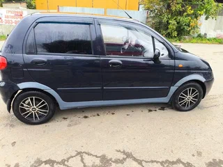 2005 Daewoo Matiz I Рестайлинг, синий, 190000 рублей, вид 4
