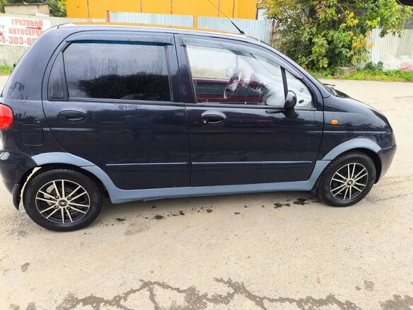2005 Daewoo Matiz I Рестайлинг, синий - вид 3