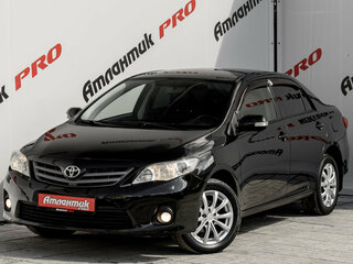 2012 Toyota Corolla X (E140, E150) Рестайлинг, чёрный, 955000 рублей, вид 1