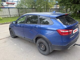 2020 Lada (ВАЗ) Vesta SW Cross I, синий, 830000 рублей, вид 4