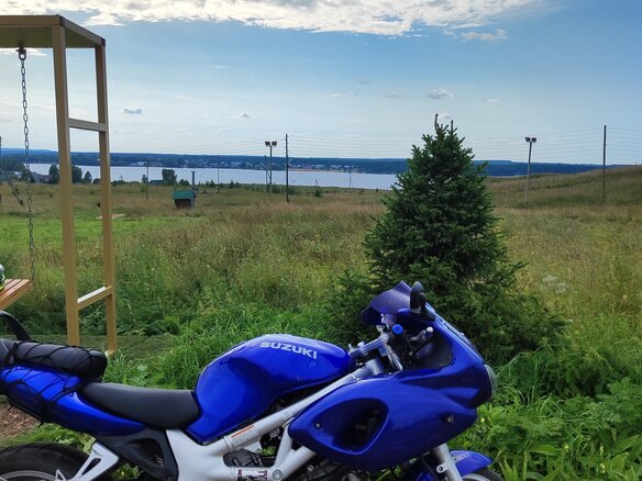 2004 Suzuki SV 650, синий, 319500 рублей