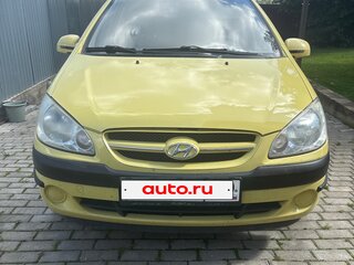 2008 Hyundai Getz I Рестайлинг, жёлтый, 425000 рублей, вид 1