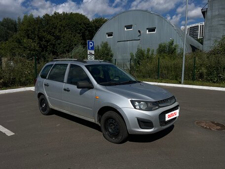 2014 Lada (ВАЗ) Kalina II, серебристый, 360000 рублей, вид 3
