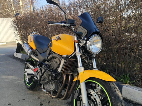 2000 Honda CB 600F Hornet, жёлтый, 339000 рублей, вид 3