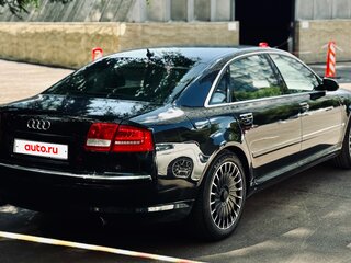 2007 Audi A8 Long II (D3) Рестайлинг, чёрный, 1350000 рублей, вид 3