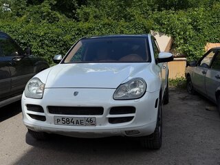 2005 Porsche Cayenne Turbo I (955), белый, 700000 рублей, вид 1