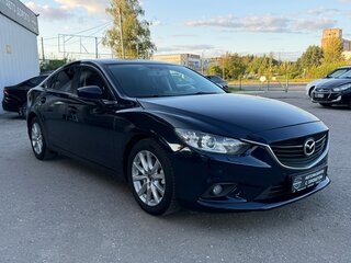 2016 Mazda 6 III (GJ) Рестайлинг, синий, 1790000 рублей, вид 4