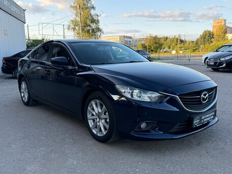 2016 Mazda 6 III (GJ) Рестайлинг, синий, 1770000 рублей, вид 4
