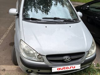 2008 Hyundai Getz I Рестайлинг, серый, 410000 рублей, вид 2