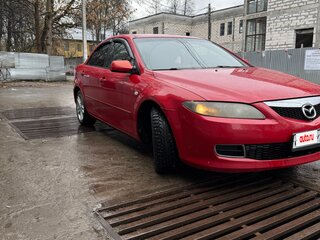 2005 Mazda 6 I (GG) Рестайлинг, красный, 280000 рублей, вид 4