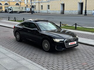 2019 Audi A6 45 TFSI V (C8), чёрный, 4450000 рублей, вид 3