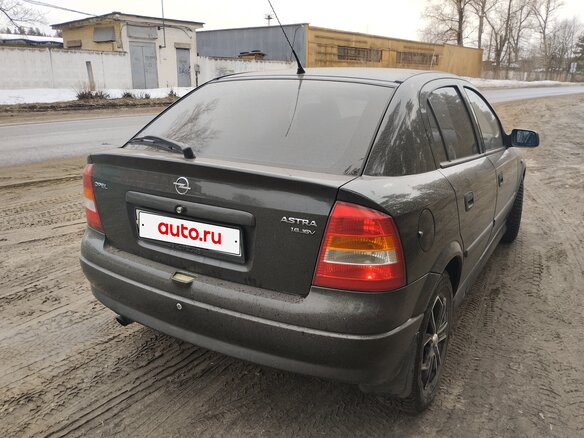 2001 Opel Astra G, чёрный, 330000 рублей - вид 3