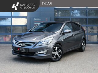 2015 Hyundai Solaris I Рестайлинг, серый, 779000 рублей, вид 1