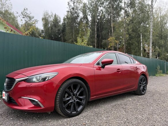 2015 Mazda 6 III (GJ) Рестайлинг, красный, 1750000 рублей