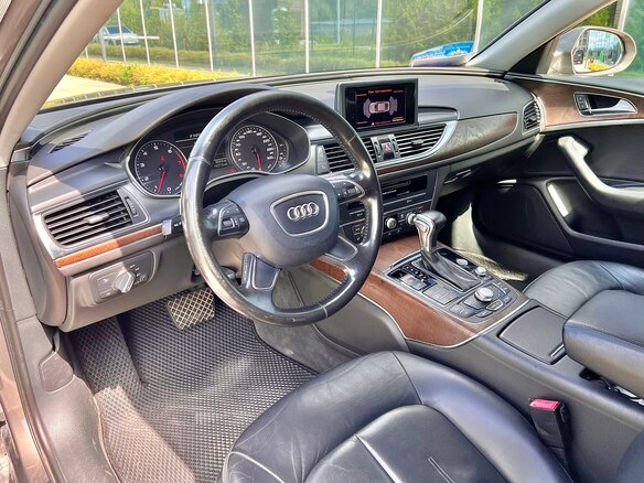 2013 Audi A6 IV (C7), серый, 1430000 рублей - вид 19