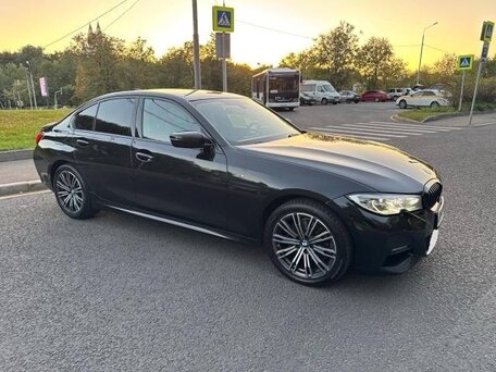 2019 BMW 3 серии 320i xDrive VII (G2x), чёрный, вид 2