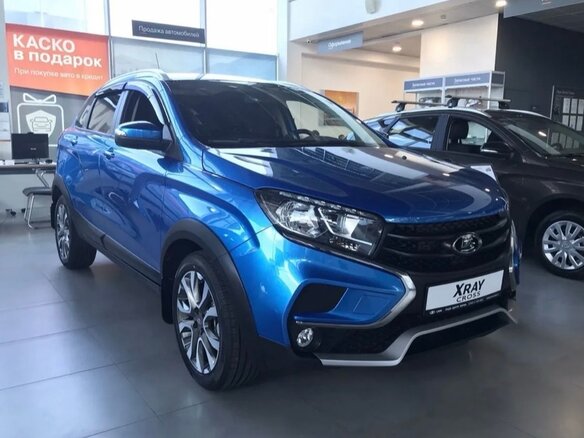 2021 Lada (ВАЗ) XRAY Cross I, синий, 1200000 рублей - вид 15