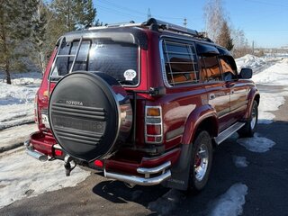 1991 Toyota Land Cruiser 80 Series, пурпурный, 3000000 рублей, вид 3