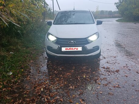 2021 Lada (ВАЗ) Granta I Рестайлинг, белый, 500000 рублей, вид 2