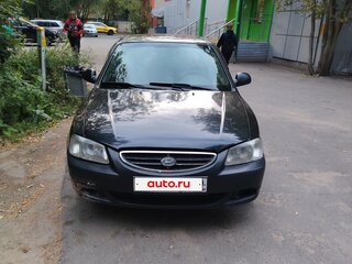 2011 Hyundai Accent ТагАЗ II, чёрный, 300000 рублей, вид 1