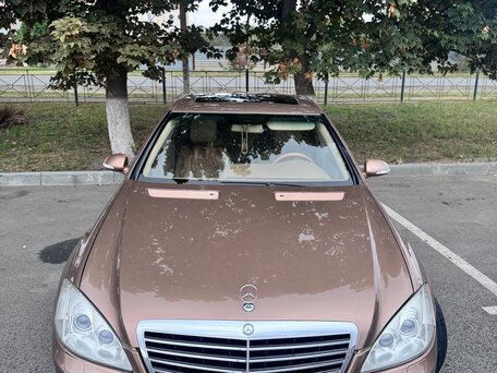 2008 Mercedes-Benz S-Класс 350 V (W221), коричневый, 1330000 рублей, вид 2