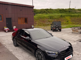 2022 Mercedes-Benz S-Класс 450 Long 4MATIC VII (W223), чёрный, 14369173 рублей, вид 3