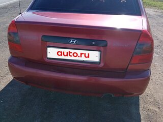 2006 Hyundai Accent ТагАЗ II, красный, 310000 рублей, вид 4