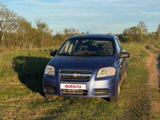 2008 Chevrolet Aveo I Рестайлинг, синий, 210000 рублей, вид 1