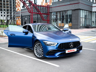 2020 Mercedes-Benz AMG GT 4-Door Coupe 43 I, синий, 7700000 рублей, вид 5