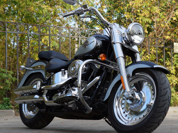 2012 Harley-Davidson Fat Boy, чёрный - вид 15