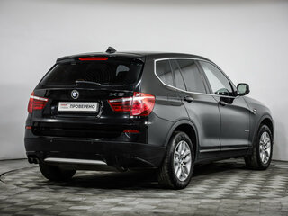 2012 BMW X3 28i xDrive II (F25), чёрный, 1285000 рублей, вид 5