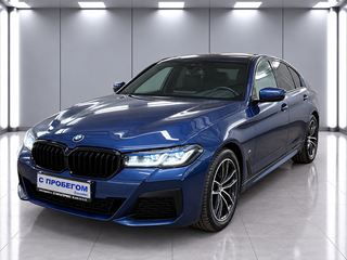 2021 BMW 5 серии 520d xDrive VII (G30/G31/G38) Рестайлинг, синий, 3620000 рублей, вид 1
