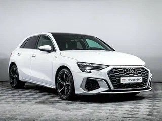 2021 Audi A3 Sportback 35 TFSI IV (8Y), белый, 3280000 рублей, вид 3