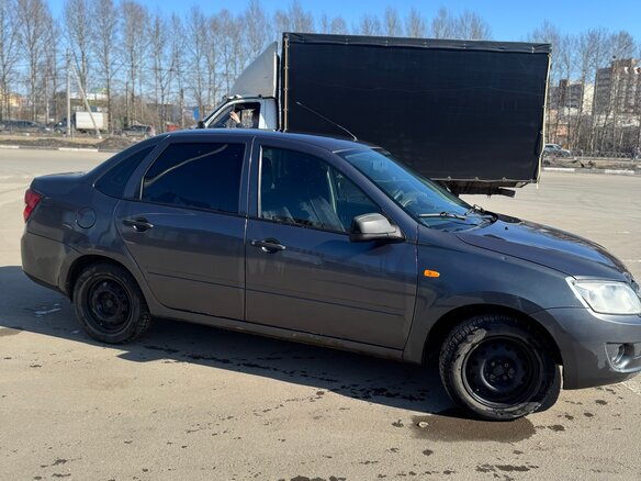 2014 Lada (ВАЗ) Granta I, серый, 285000 рублей - вид 13