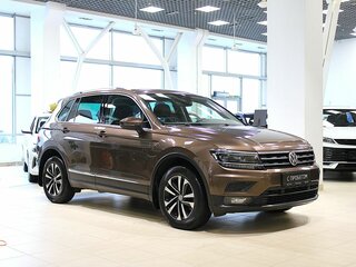 2019 Volkswagen Tiguan II, коричневый, 2340000 рублей, вид 3