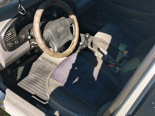 2009 Kia Spectra I Рестайлинг 2, серый, 400000 рублей, вид 4