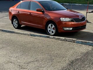 2017 Skoda Rapid I Рестайлинг, оранжевый, 1049000 рублей, вид 2