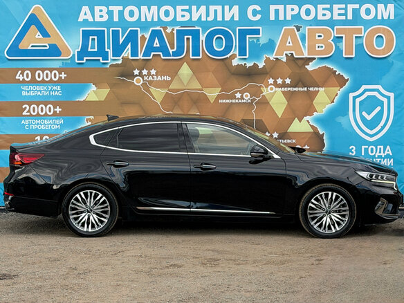 2019 Kia K7 YG (II) Рестайлинг, чёрный, 2410000 рублей - вид 3