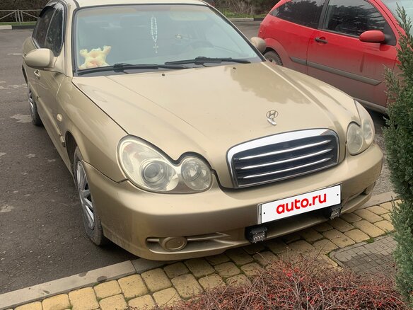 2001 Hyundai Sonata IV (EF) Рестайлинг, золотистый, 290000 рублей - вид 1
